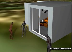 Негр трахает белую девушку зомби